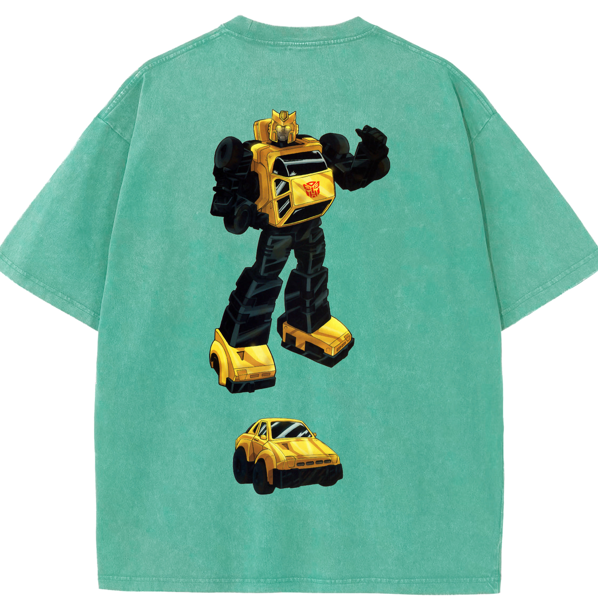 （画像用）  綿100% ヴィンテージ風 半袖Tシャツ（背面プリント）
